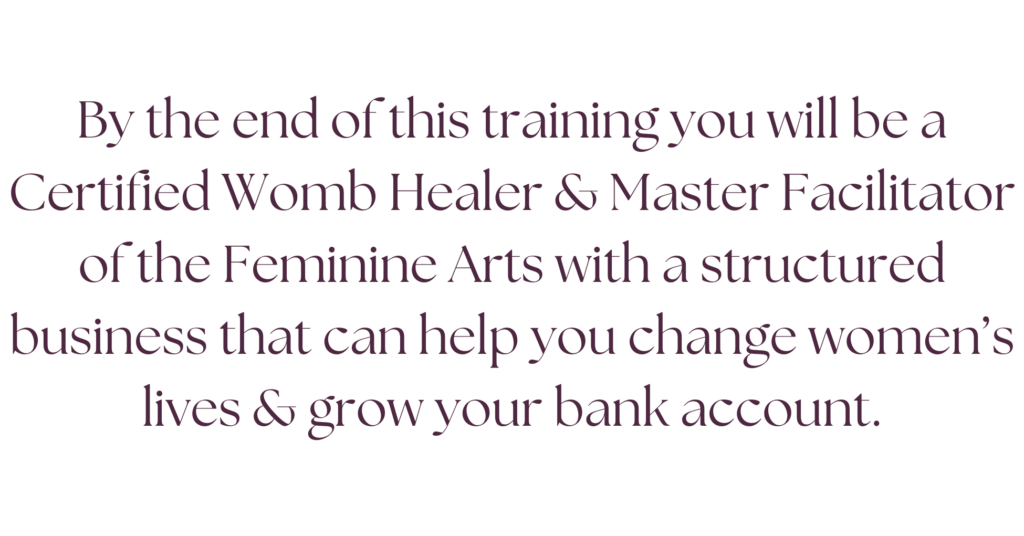 2025 Womb Healer Training